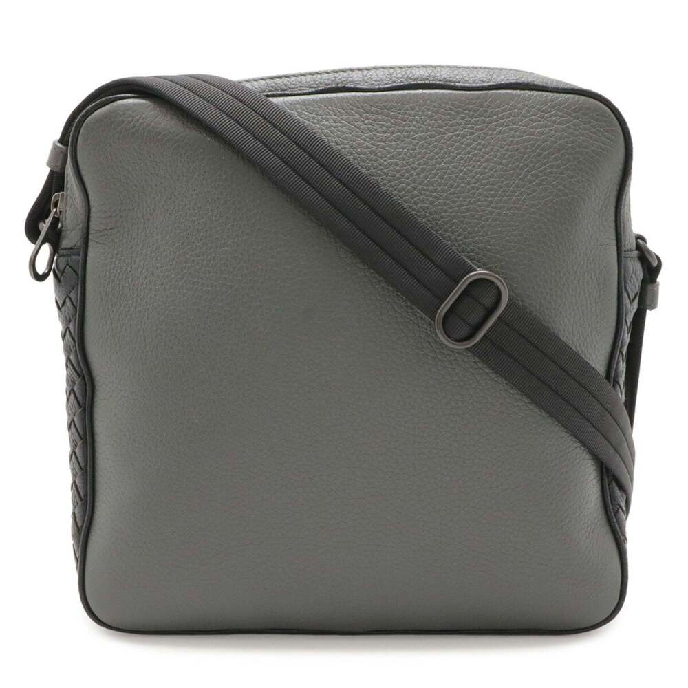 BOTTEGA VENETA Black Intrecciato Shoulder Bag